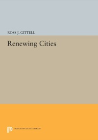 Cover image: Renewing Cities 9780691635798