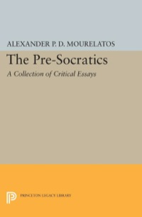 Cover image: The Pre-Socratics 9780691608273