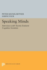 Imagen de portada: Speaking Minds 9780691036786