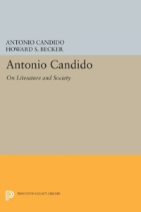 Cover image: Antonio Candido 9780691036304