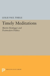 Cover image: Timely Meditations 9780691043364