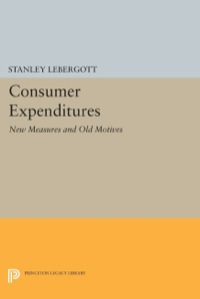 Cover image: Consumer Expenditures 9780691630960