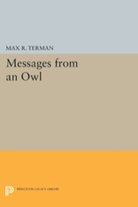 Imagen de portada: Messages from an Owl 9780691011059