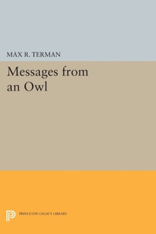 Cover image: Messages from an Owl 9780691011059