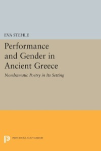 Omslagafbeelding: Performance and Gender in Ancient Greece 9780691631912