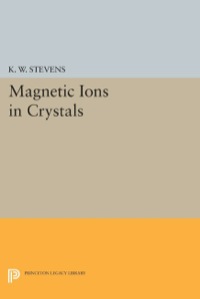 Imagen de portada: Magnetic Ions in Crystals 9780691026923