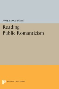 Imagen de portada: Reading Public Romanticism 9780691057941