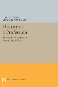 Cover image: History as a Profession 9780691605159