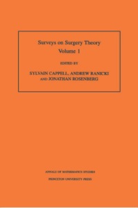 Titelbild: Surveys on Surgery Theory (AM-145), Volume 1 9780691049373