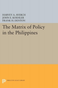 Titelbild: The Matrix of Policy in the Philippines 9780691620169