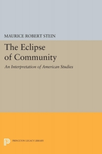 Cover image: The Eclipse of Community 9780691093154