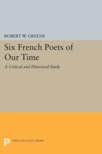Imagen de portada: Six French Poets of Our Time 9780691614212
