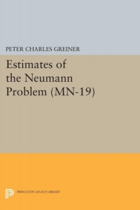 Titelbild: Estimates of the Neumann Problem. (MN-19), Volume 19 9780691080130