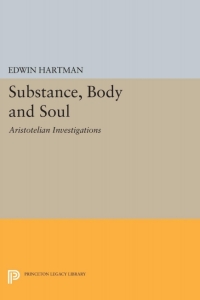 Cover image: Substance, Body and Soul 9780691072234