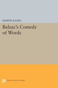 Imagen de portada: Balzac's Comedy of Words 9780691062822