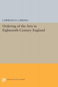 Imagen de portada: Ordering of the Arts in Eighteenth-Century England 9780691620992