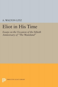 Cover image: Eliot in His Time 9780691062402