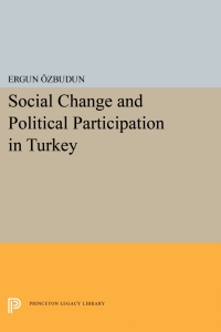 Cover image: Social Change and Political Participation in Turkey 9780691075808