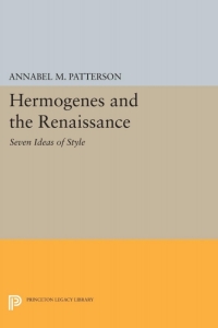 Imagen de portada: Hermogenes and the Renaissance 9780691620848