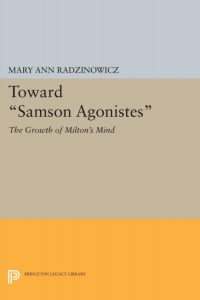 Cover image: Toward Samson Agonistes 9780691610641