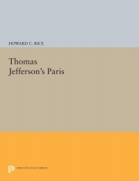 Imagen de portada: Thomas Jefferson's Paris 9780691052328