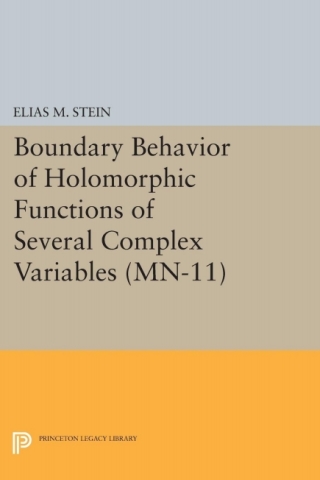 Cover image: Boundary Behavior of Holomorphic Functions of Several Complex Variables 9780691620114