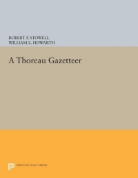 Cover image: A Thoreau Gazetteer 9780691061566