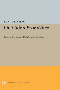 Cover image: On Gide's PROMETHEE 9780691619774