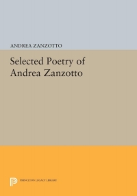 Cover image: Selected Poetry of Andrea Zanzotto 9780691644585