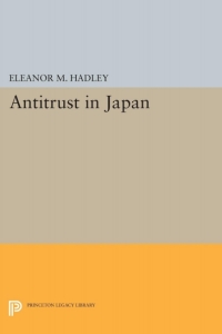 Cover image: Antitrust in Japan 9780691621289