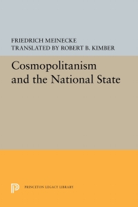 Titelbild: Cosmopolitanism and the National State 9780691051772