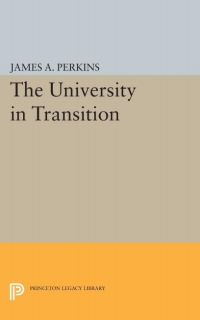 Cover image: The University in Transition 9780691028064