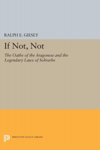 Cover image: If Not, Not 9780691051284