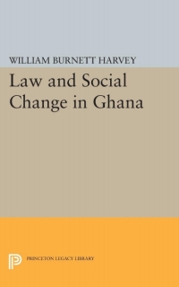 Imagen de portada: Law and Social Change in Ghana 9780691624204