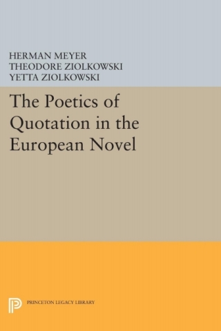 Imagen de portada: The Poetics of Quotation in the European Novel 9780691060941