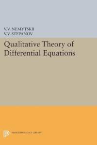 表紙画像: Qualitative Theory of Differential Equations 9780691652283