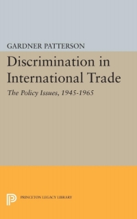 Imagen de portada: Discrimination in International Trade, The Policy Issues 9780691041193