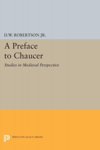 Cover image: A Preface to Chaucer 9780691060996