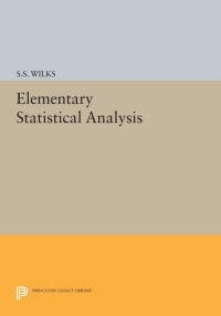 Cover image: Elementary Statistical Analysis 9780691079578
