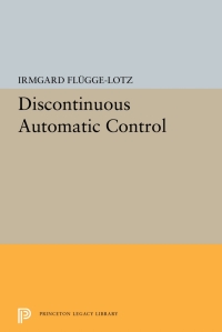 Cover image: Discontinuous Automatic Control 9780691627182