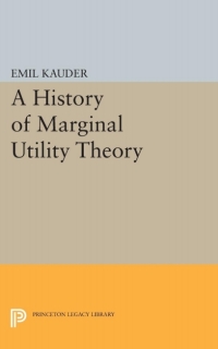 Cover image: History of Marginal Utility Theory 9780691650944