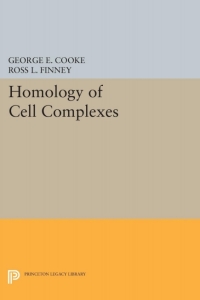 Cover image: Homology of Cell Complexes 9780691623139