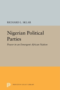 Cover image: Nigerian Political Parties 9780691625140