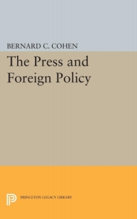 Cover image: Press and Foreign Policy 9780691075198