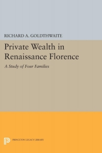 Cover image: Private Wealth in Renaissance Florence 9780691051666