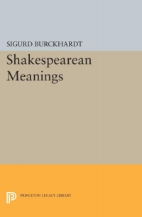 Cover image: Shakespearean Meanings 9780691061467