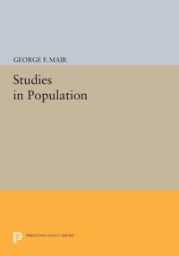 Cover image: Studies in Population 9780691627472