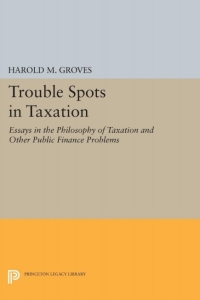 Titelbild: Trouble Spots in Taxation 9780691041872