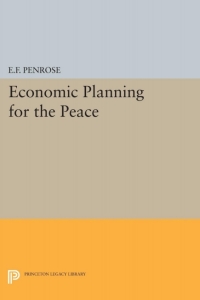 Imagen de portada: Economic Planning for the Peace 9780691653273