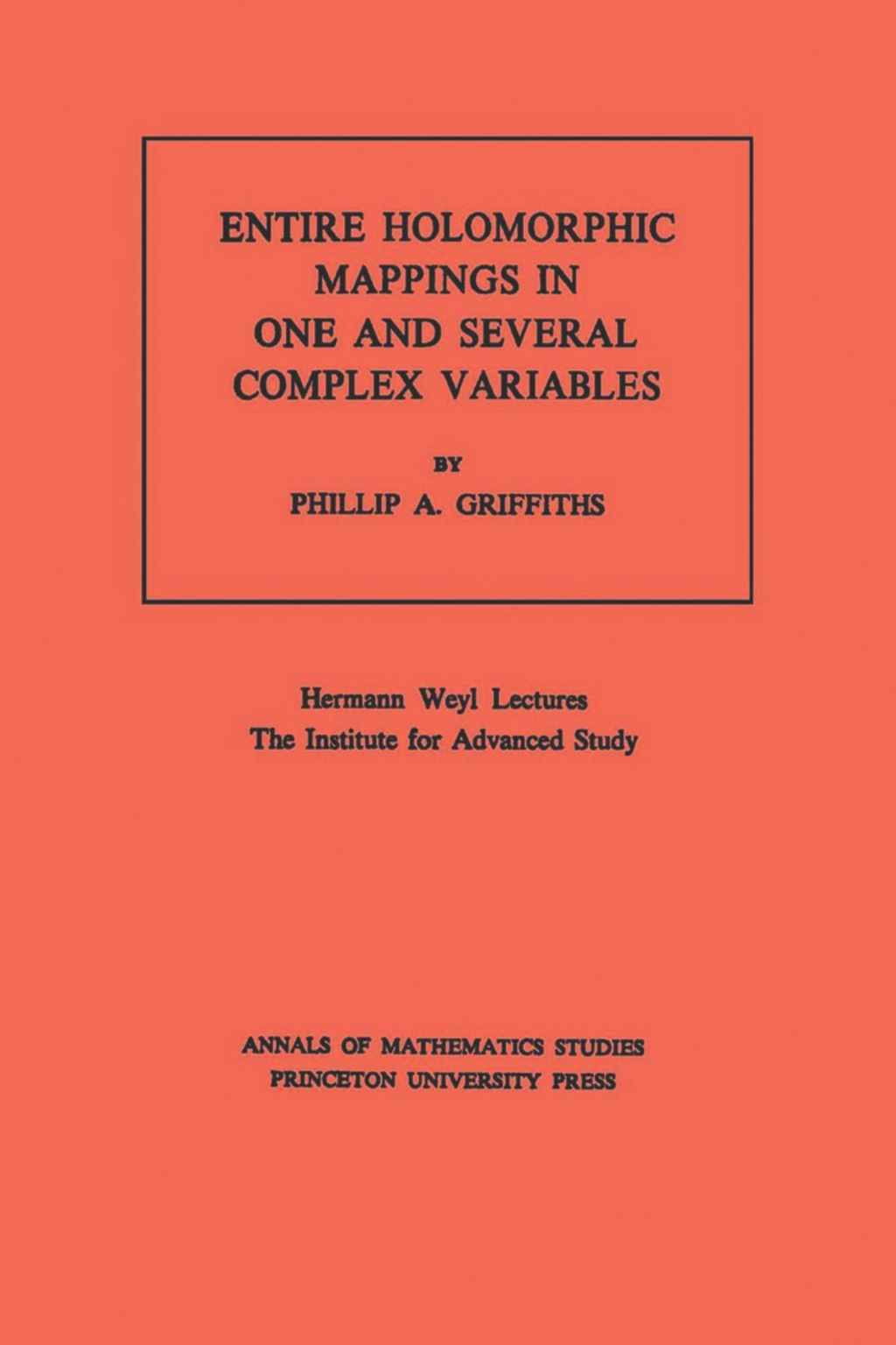 Entire Holomorphic Mappings in One and Several Complex Variables